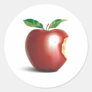 Pegatina Redonda NYC New York City Apple