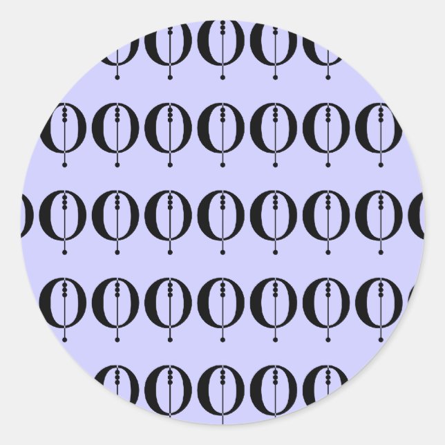 PEGATINA REDONDA O (Anverso)