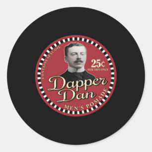 Pegatina Redonda O Brother Dapper Dan Movie