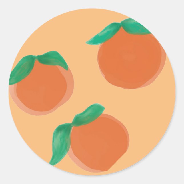 Pegatina Redonda O-eaches (Anverso)