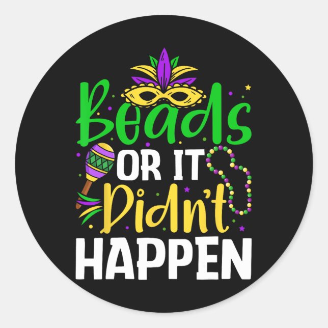 Pegatina Redonda ¿O no pasó? (Anverso)