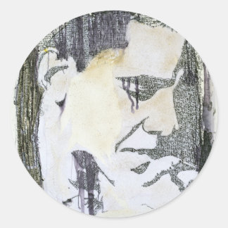 Pegatina Redonda "Obama"