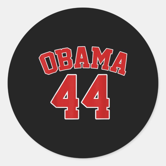 Pegatina Redonda Obama (Anverso)