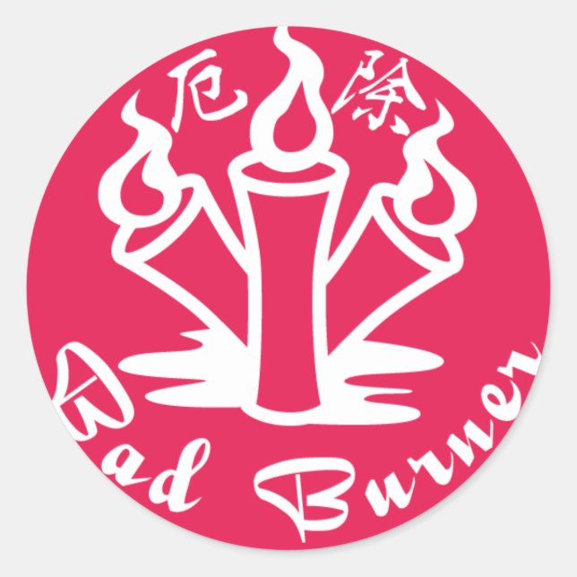 Pegatina Redonda objeto talisman (Anverso)