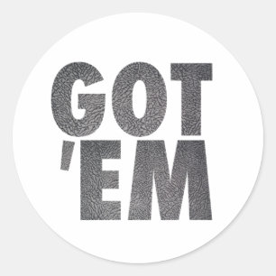 PEGATINA REDONDA OBTENER CEMENTO ELEFANTE