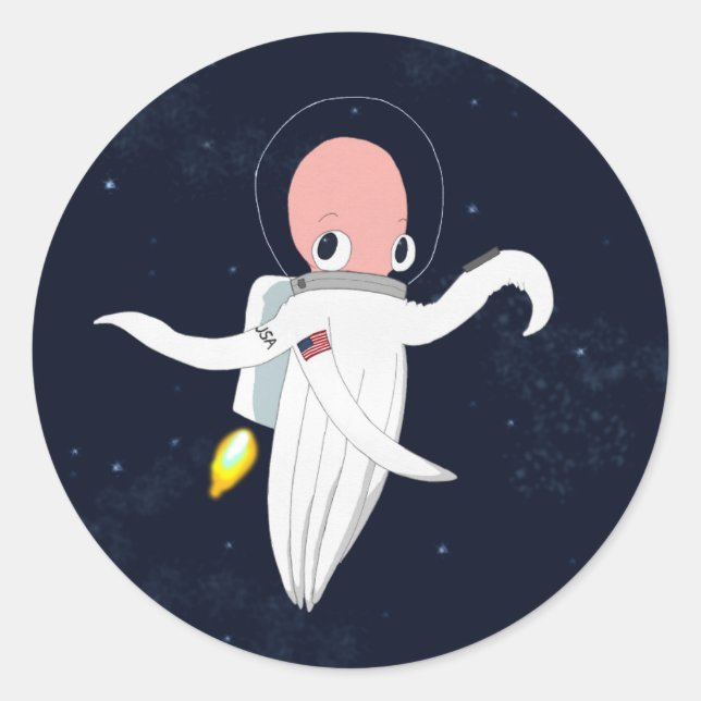 Pegatina Redonda Octonaut (Anverso)