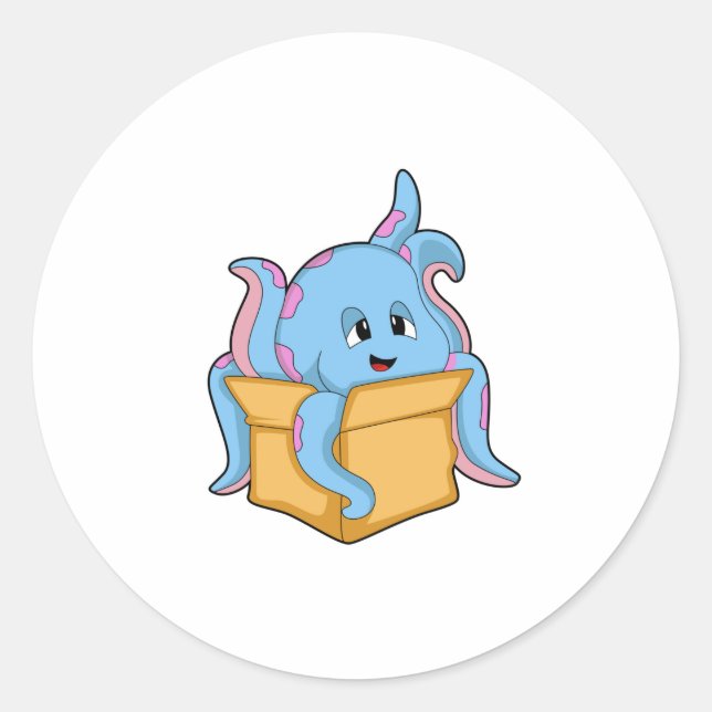 Pegatina Redonda Octopus con Packet.PNG (Anverso)