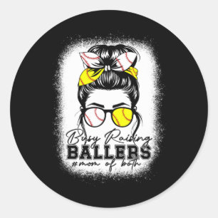 Pegatina Redonda Ocupadas Criando Llers Venden Softll Leopard Para 