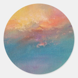 Pegatina Redonda Ode to Turner