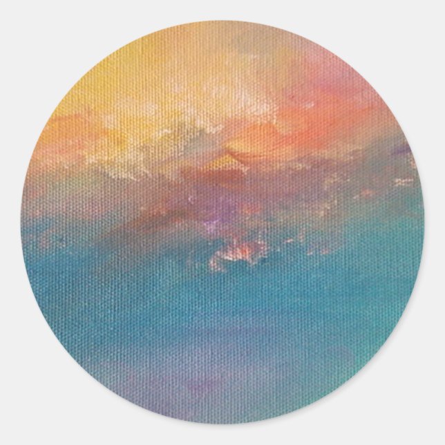 Pegatina Redonda Ode to Turner (Anverso)