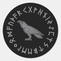 Odin Cuervo Cuervo Mitología Vikinga runas rúnico