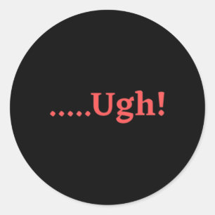 Pegatina Redonda Odio a los lunes Anime Kawaii y el divertido Kawai