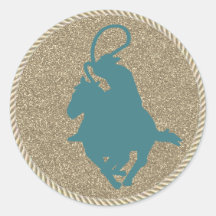 Oeste de Rodeo Cowboy Cowgirl Ring