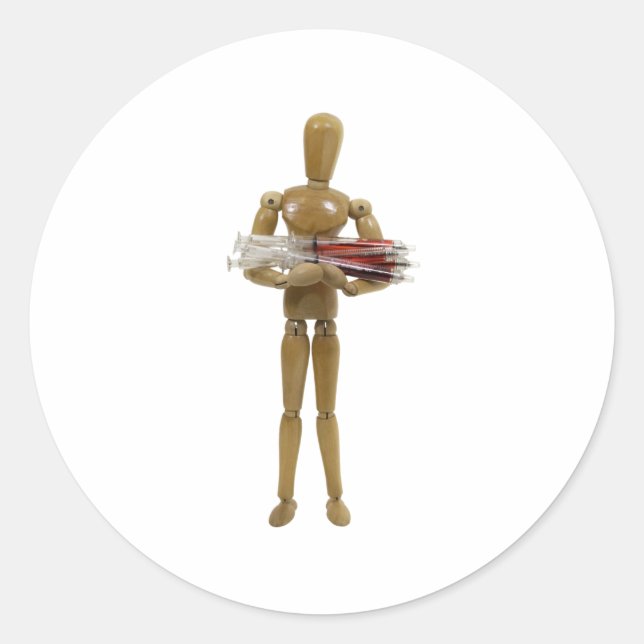 Pegatina Redonda OferingVaccines091809 (Anverso)