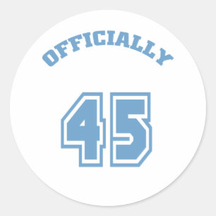 Pegatina Redonda Oficial 45