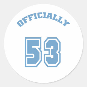 Pegatina Redonda Oficial 53