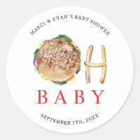 Oh Baby Hamburger and Fries Co Ed Baby Shower