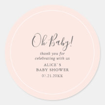 Oh Baby Modern Simple Baby Shower