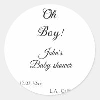 oh niño chica bebé ducha añada nombre fecha año lu