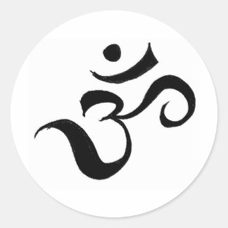 Pegatina Redonda ohm