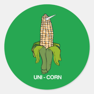 PEGATINA REDONDA OÍDO DE CORN UNI