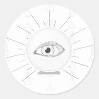 Ojo de adivino vidente bola de cristal esotérica