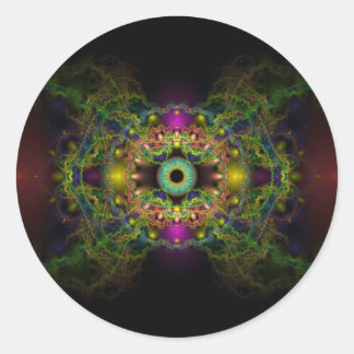 Pegatina Redonda Ojo de Dios - Vesica Piscis