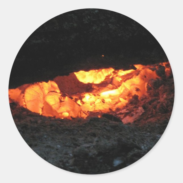 Pegatina Redonda Ojo de dragones (Anverso)