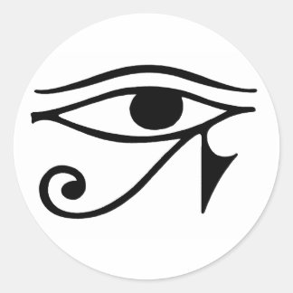 Pegatina Redonda ojo de horus