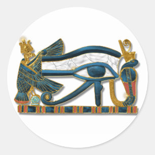Pegatina Redonda Ojo de Horus Pectoral