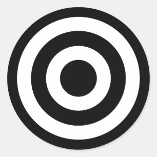 Pegatina Redonda Ojo de toro