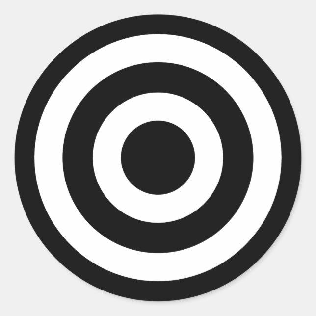 Pegatina Redonda Ojo de toro (Anverso)