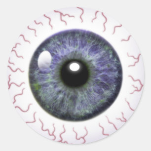 Pegatina Redonda Ojo grande