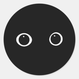Pegatina Redonda Ojos