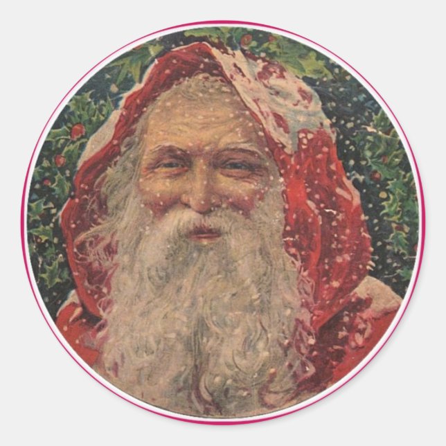 Pegatina Redonda Olde St. Nicholas (Anverso)