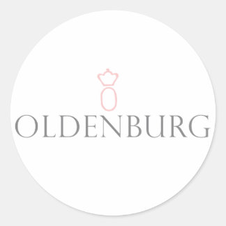 Pegatina Redonda Oldenburg