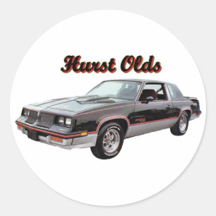 Pegatina Redonda Olds:  Hurst