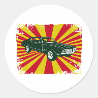 Pegatina Redonda Oldsmobile de 1970 442