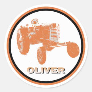 Pegatina Redonda Oliver Farming Decal
