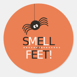 Pegatina Redonda Olvida mis pies