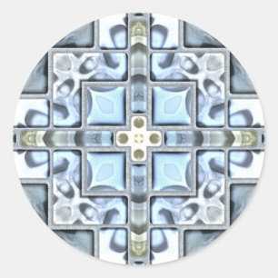 Pegatina Redonda Olvídate de que no es azul