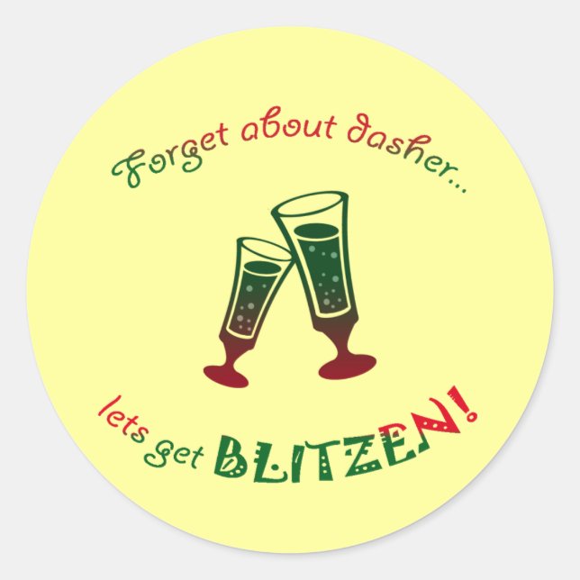 Pegatina Redonda olvide dasher (Anverso)