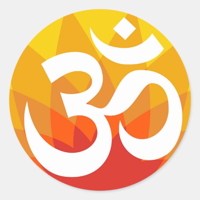 Pegatina Redonda om (Anverso)