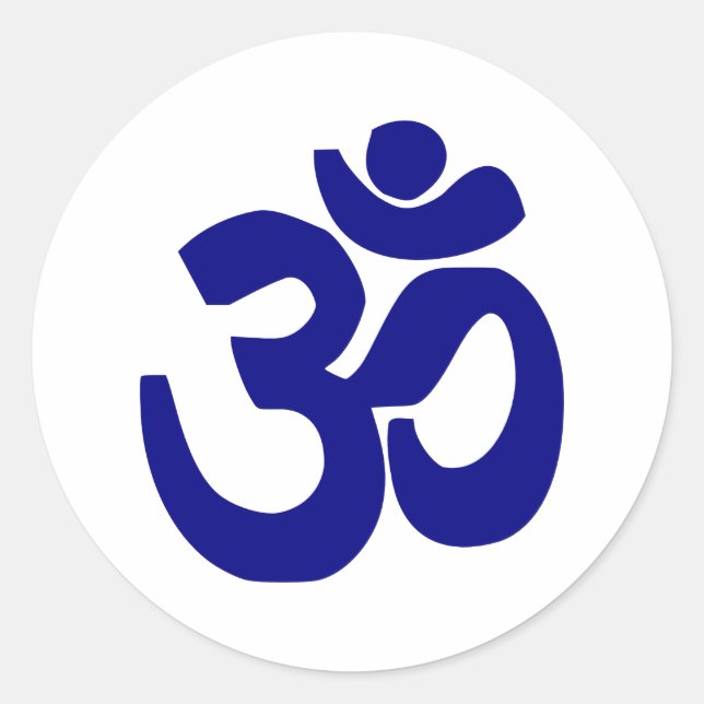 PEGATINA REDONDA OM (Anverso)