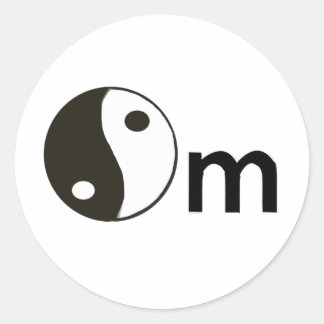Pegatina Redonda Om