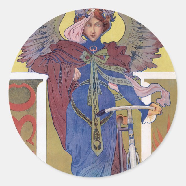 Pegatina Redonda Omega Bicycles (Anverso)