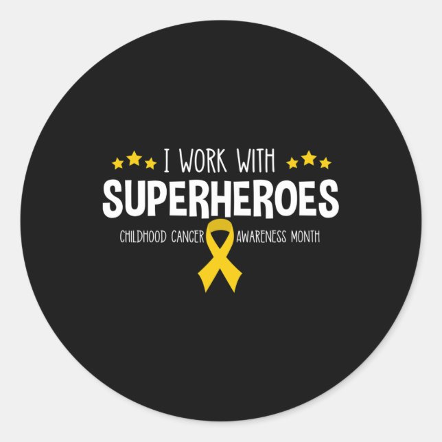 Pegatina Redonda Oncología Pediátrica RN Enfermera Oncologista Cint (Anverso)