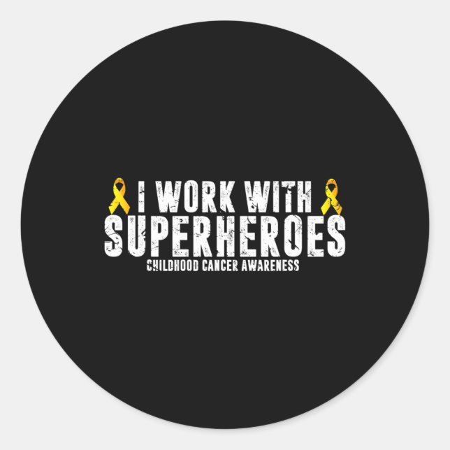 Pegatina Redonda Oncología Pediátrica RN Enfermera Oncologista Cint (Anverso)