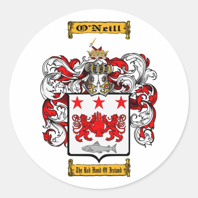 Pegatina Redonda O'neill (Anverso)