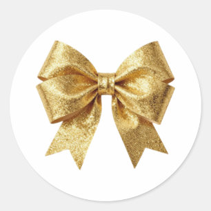 Pegatina Redonda Opulencia Art Déco Patrones Geométricos